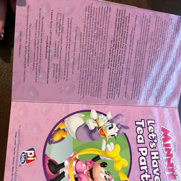 5/$20Disney Junior Minnie Let's Have a Tea Party! Sound Book GUC - Picture 3 of 4